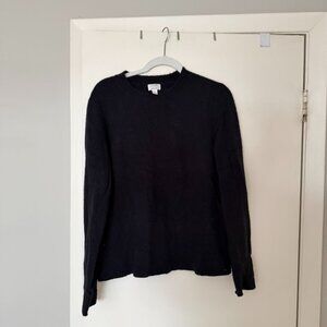 J. Crew Extra Soft Womens L Black Sweater
